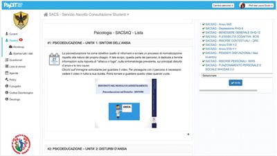 Psychological distress and academic success: a two-year study comparing the outcome of two online interventions at a university counseling and consultation service in Italy